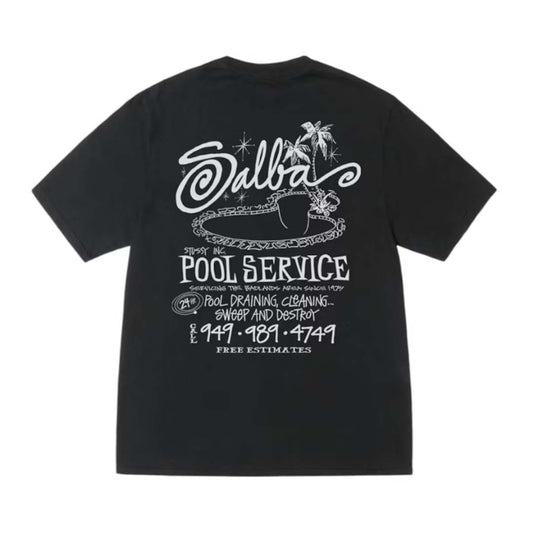 Stussy Pool Service Black Tee