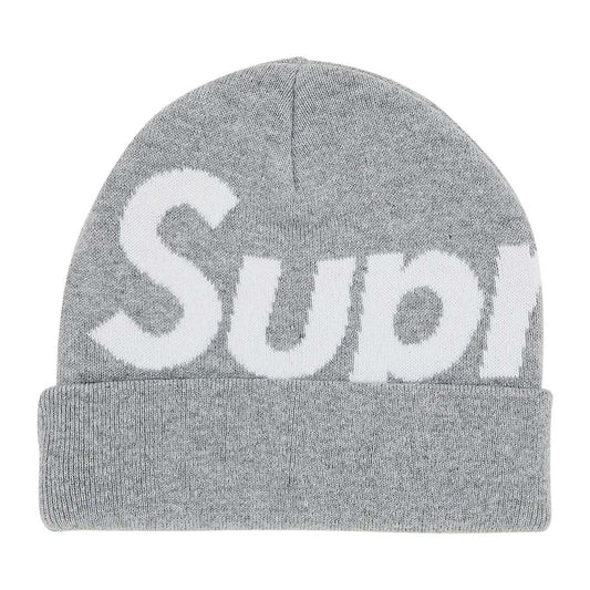Supreme Big Logo Beanie 'Grey'