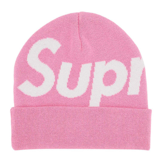 Supreme Big Logo Beanie 'Pink'