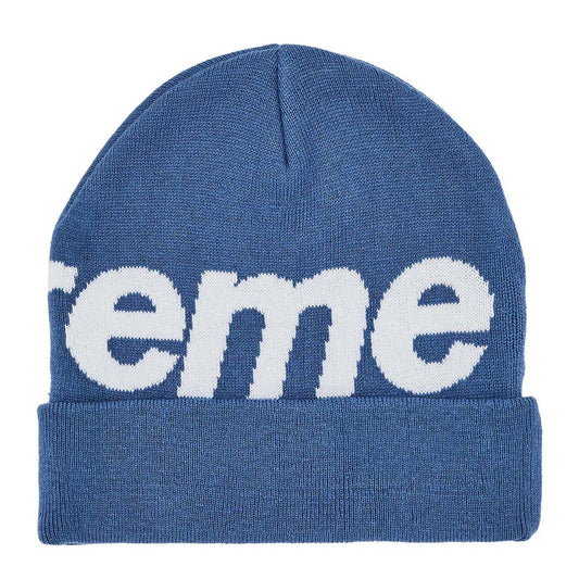 Supreme Big Logo Beanie 'Slate Blue'