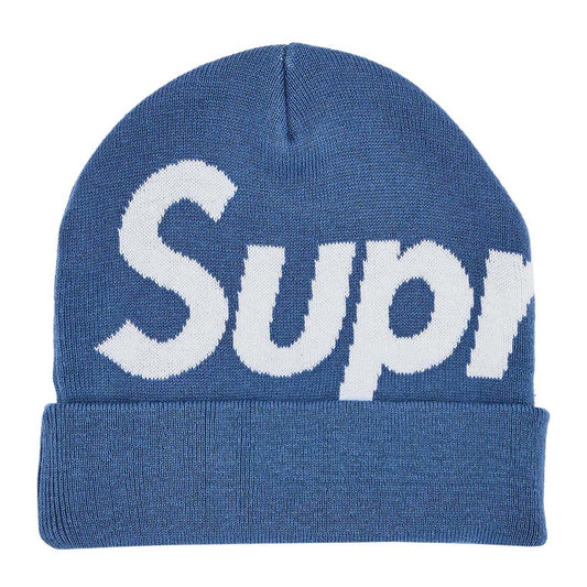Supreme Big Logo Beanie 'Slate Blue'