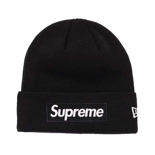 Supreme Black/Black Box Logo Beanie