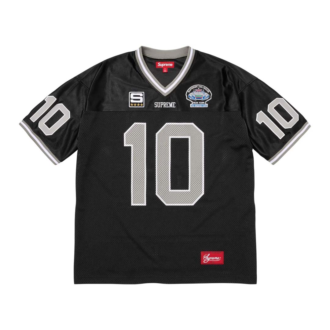 Supreme Find God Football Jersey Black Grey