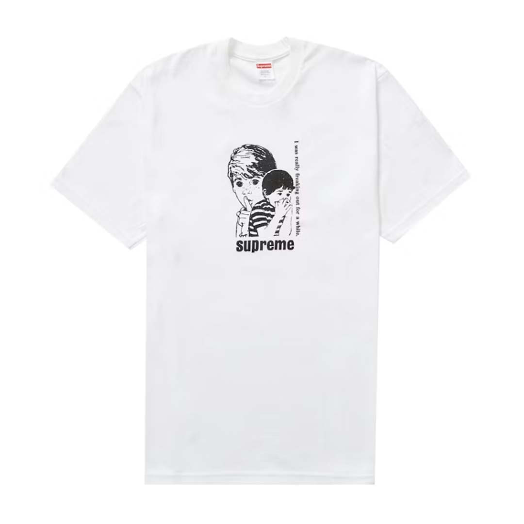 Supreme Freaking Out Tee White