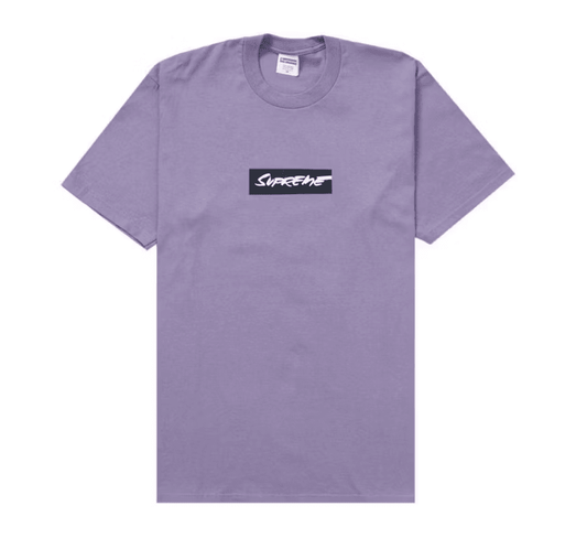 Supreme Futura Box Logo Tee Dusty Purple