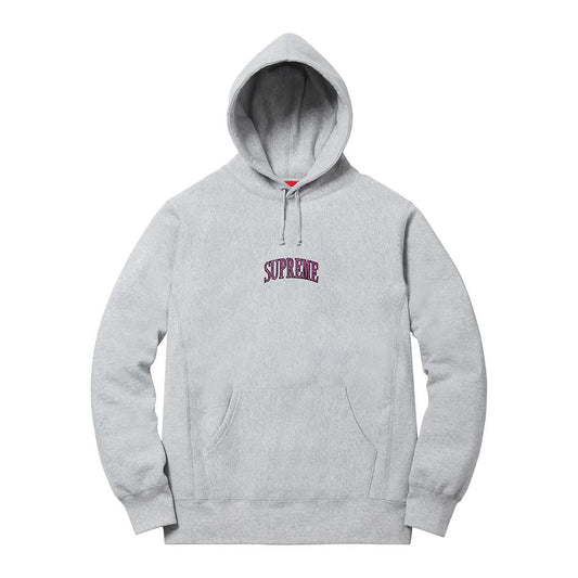 Supreme Glitter Arc Hoodie 'Heather Grey'