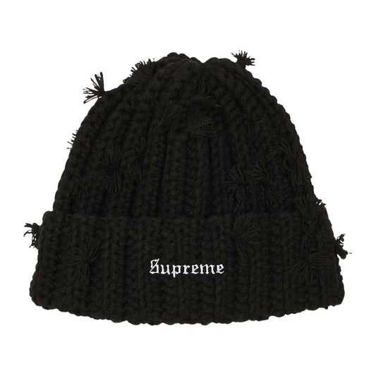 Supreme Hand Tied Beanie Black