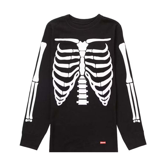 Supreme Hanes Bones Thermal Long Sleeve Tee Black