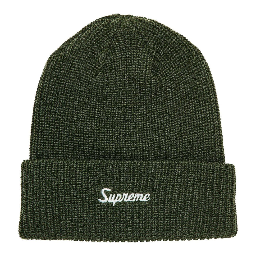Supreme Loose Gauge Beanie Pine Green