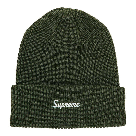 Supreme Loose Gauge Beanie Pine Green