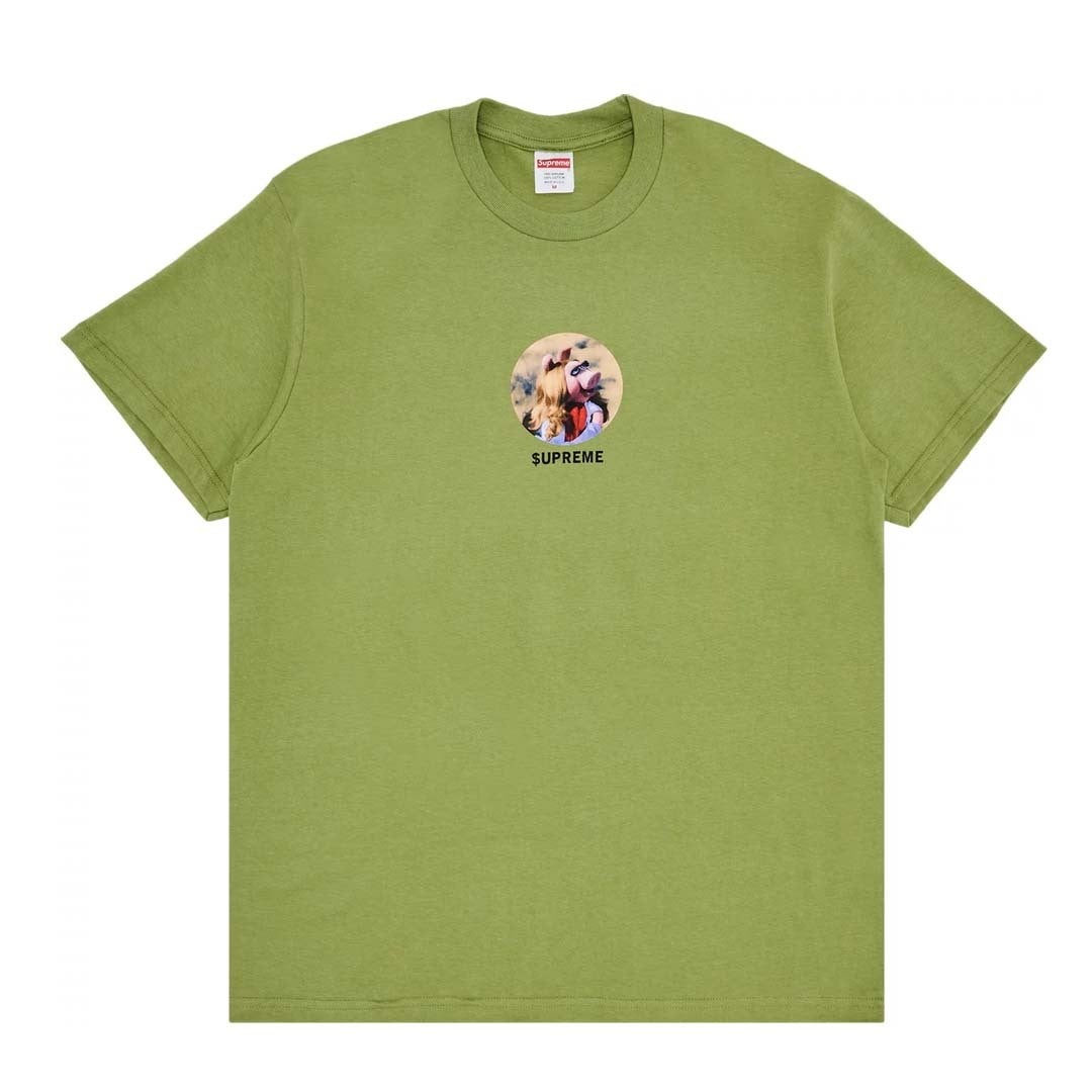 Supreme Miss Piggy Tee Moss Green