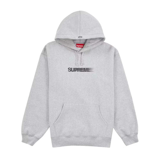 Supreme Motion Logo Hoodie Heather Grey