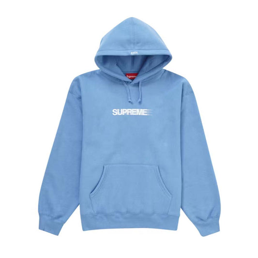 Supreme Motion Logo Hoodie Light Blue