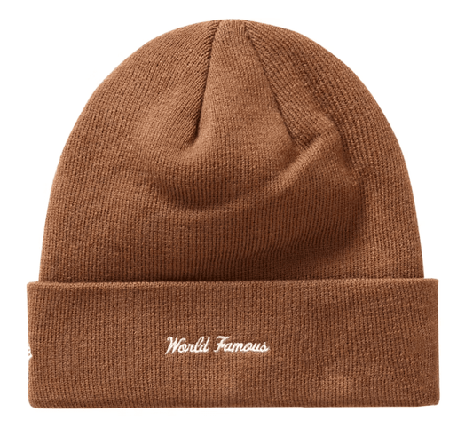 Supreme New Era Box Logo Beanie (FW19) Dark Brown