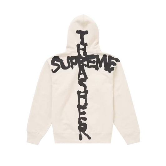 Supreme Thrasher Zip Up Hoodie Stone