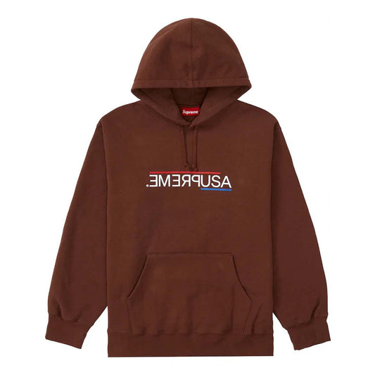 Supreme USA Sweatshirt 'Brown'
