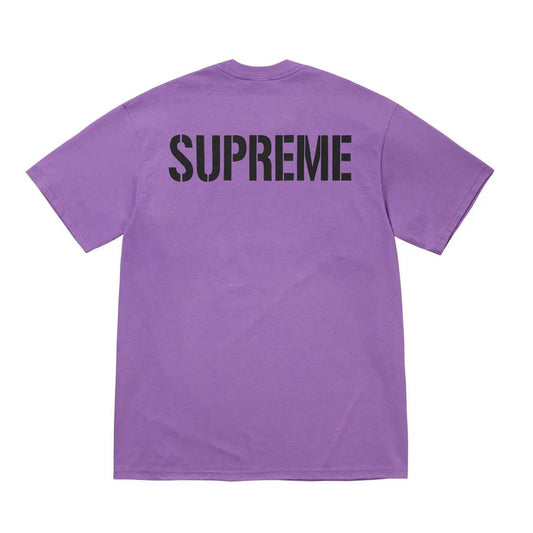 Supreme World Famous Tee Purple