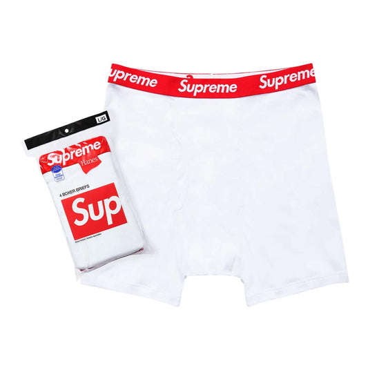 Supreme x Hanes Boxer Briefs (4 Pack) 'White'