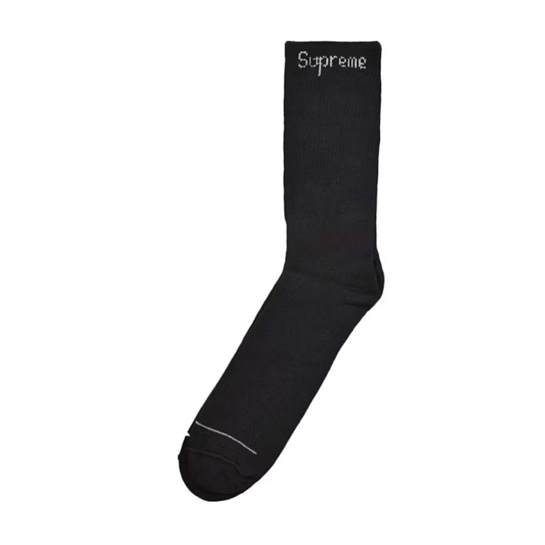 Supreme x MM6 Maison Margiela x Hanes Crew Socks (1 Pack) 'Black'