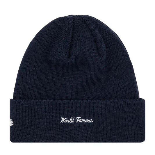 Supreme x New Era Box Logo Beanie 'Navy Red'
