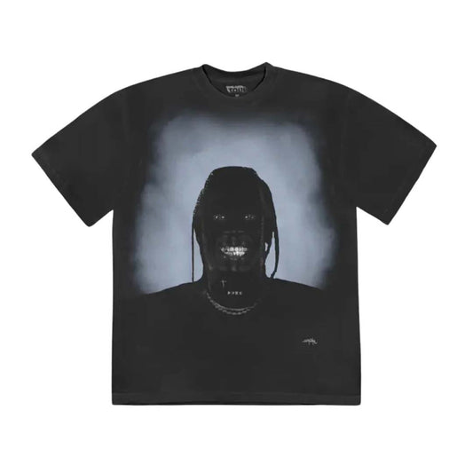 Travis Scott Face Tee Black