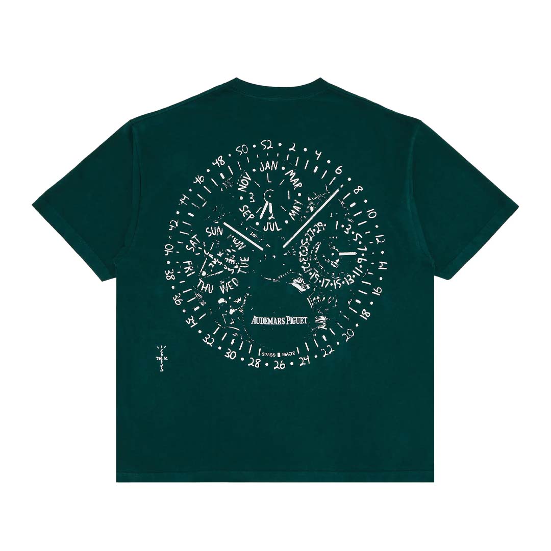 Travis Scott x Audemars Piguet Watch Face Tee Green
