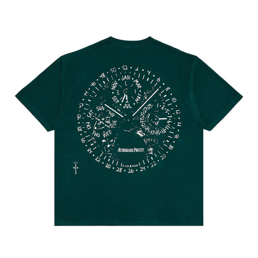 Travis Scott x Audemars Piguet Watch Face Tee Green