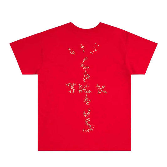 Travis Scott x Mcdonalds Sesame Cactus Jack Tee Red Brown
