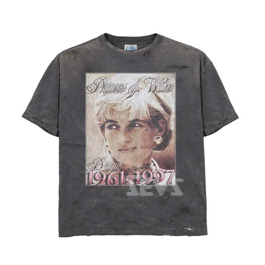Triple Sevens Diana Grey Wash Tee