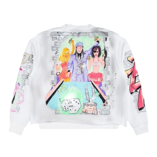 Triple Sevens Player Long Sleeve Thermal White Tee