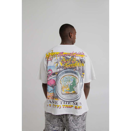 Triple Sevens Weekend Getaway Tee White