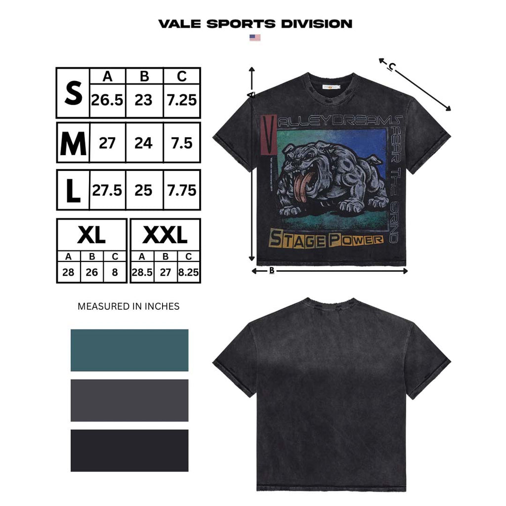 Vale Big Stage Tee Black