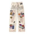Vale Forever 1980s Painters Baggy Pants 'Cream'
