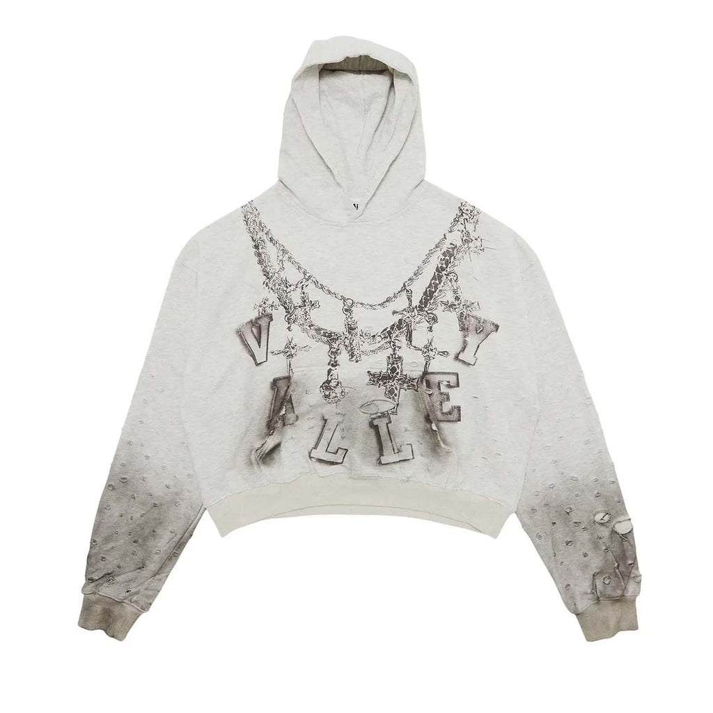 Vale Forever Big Chain Hoodie Dirty Heather Grey