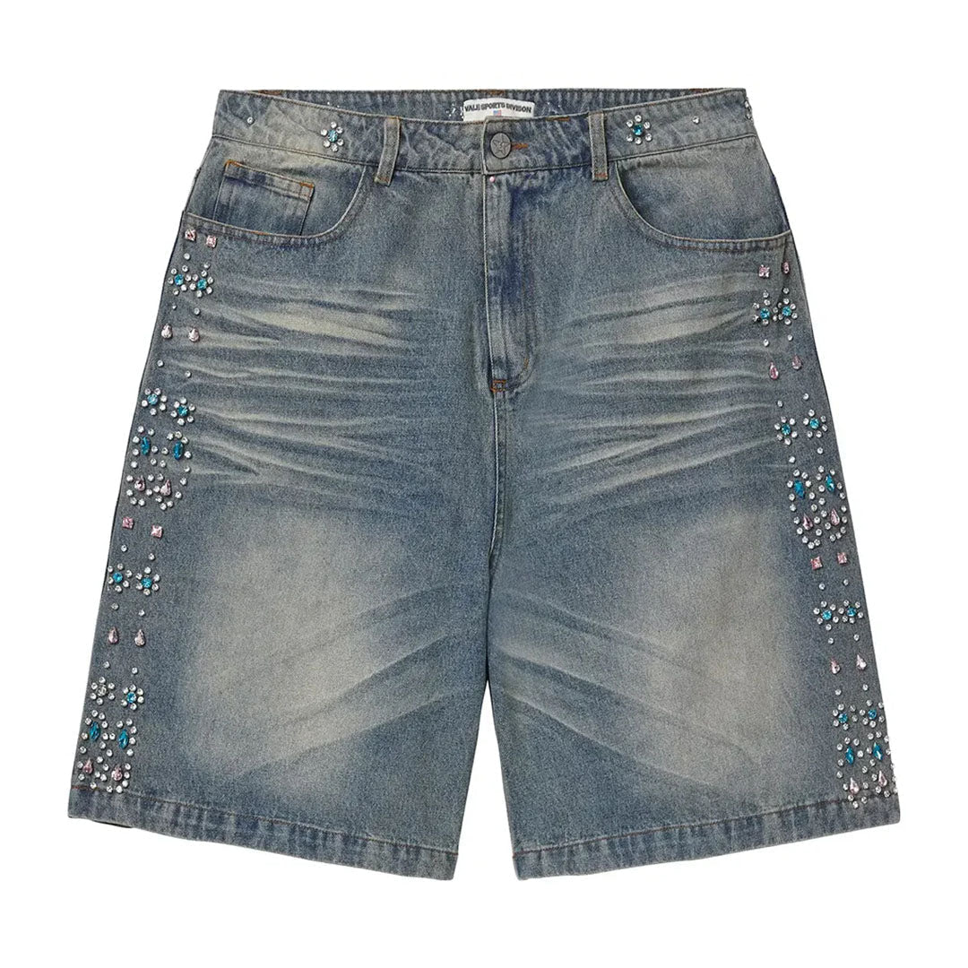 Vale Forever Candy Jorts Blue Wash