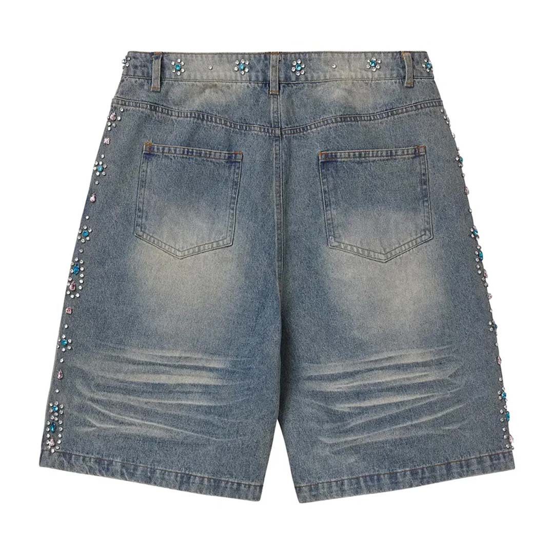 Vale Forever Candy Jorts Blue Wash
