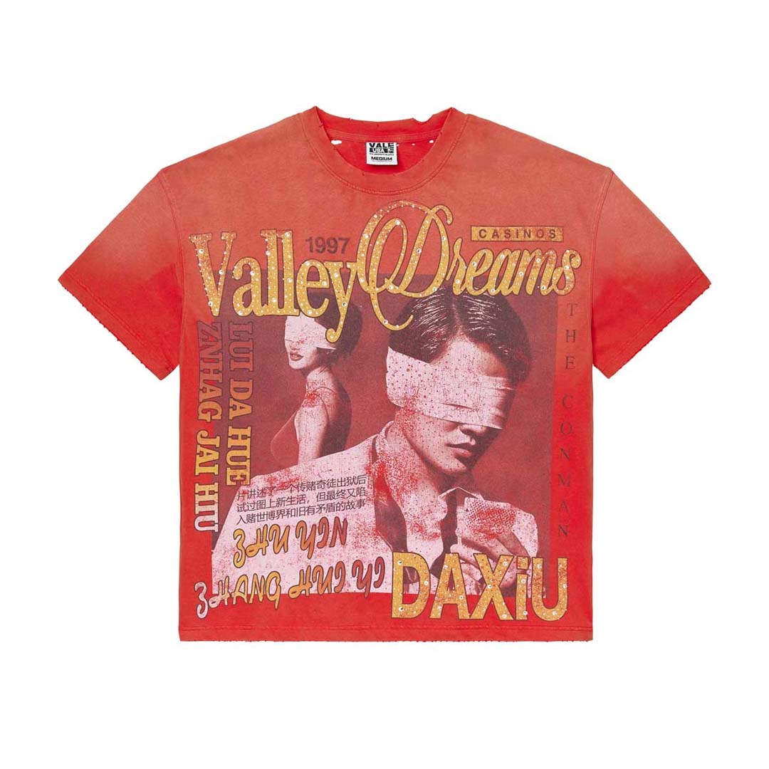 Vale Forever Casino Bling Tee Faded Red