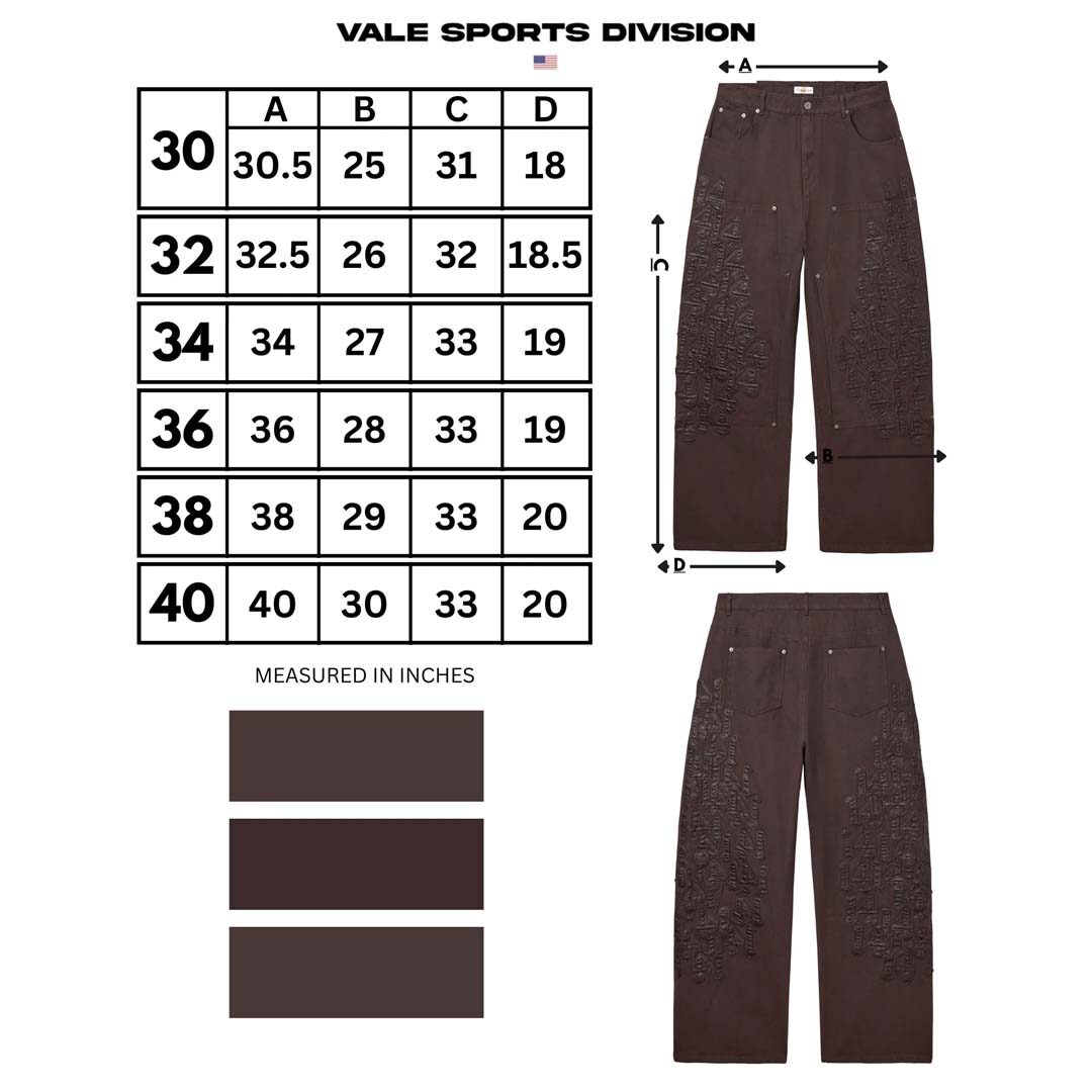 Vale Forever Charlie Denim Pants Brown