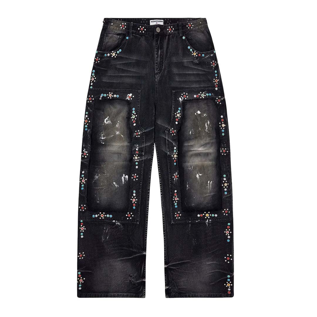Vale Forever DIY Carpenter Jeans Black