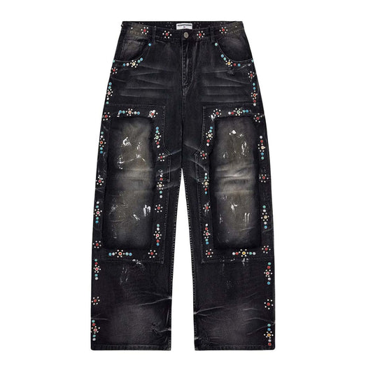 Vale Forever DIY Carpenter Jeans Black