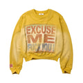 Vale Forever Excuse Me Crewneck Faded Yellow