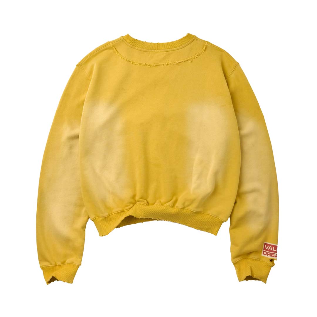 Vale Forever Excuse Me Crewneck Faded Yellow