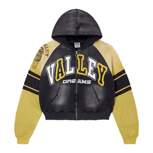 Vale Forever Lethal Zip Up Hoodie 'Black/Yellow'