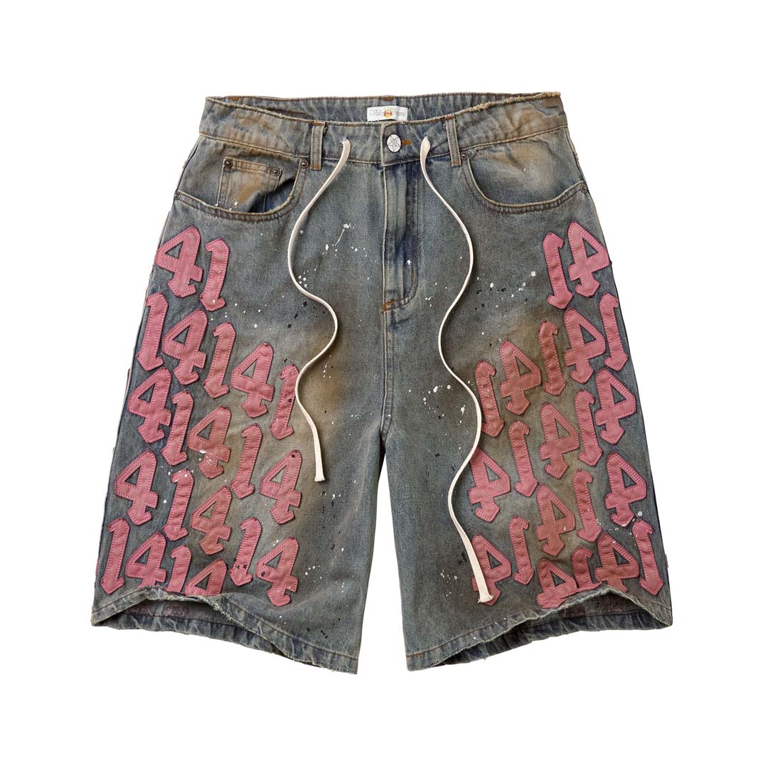 Vale Forever Pink Charm Jorts Washed Pink Denim Shorts