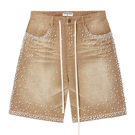 Vale Forever Sand Storm Jorts 'Tan'