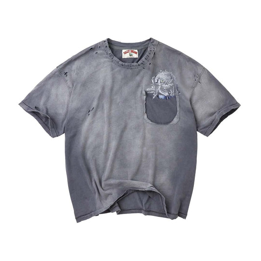 Vale Forever Skullie Faded Grey Tee&nbsp;