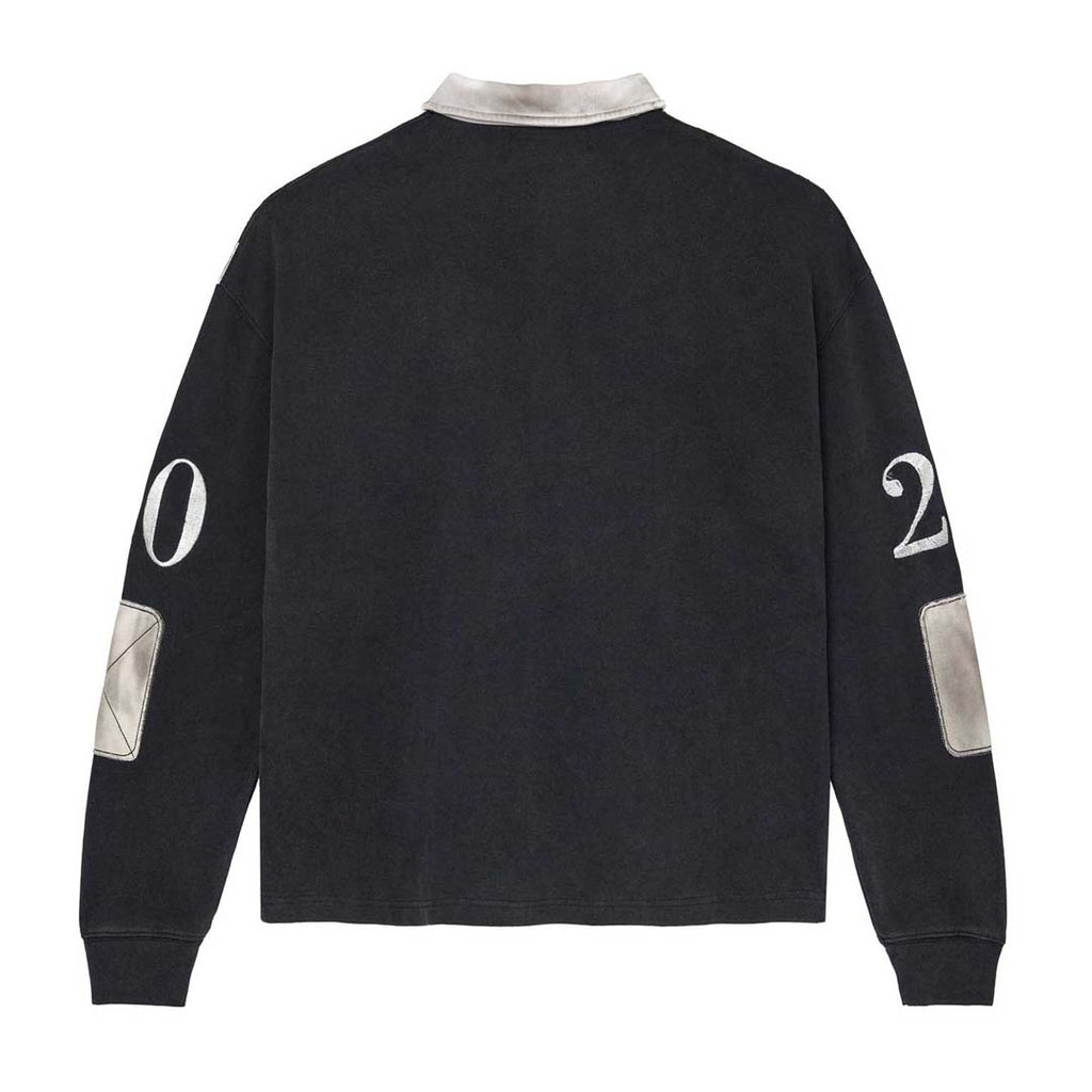 Vale Forever Stallion Rugby Black White Long Sleeve Tee