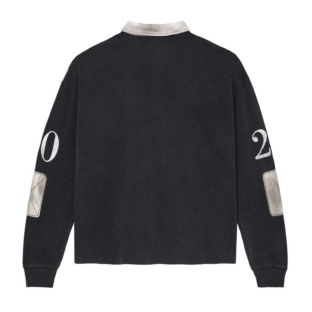 Vale Forever Stallion Rugby Black White Long Sleeve Tee