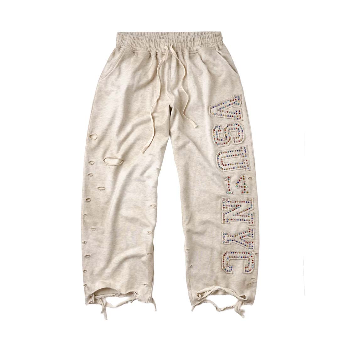 Vale Forever VSU NYC Distressed Sweatpants Grey