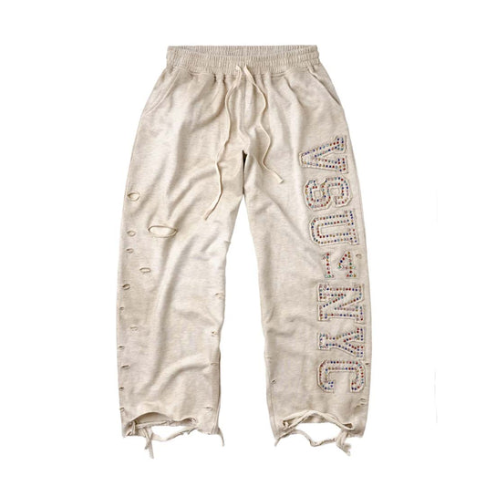 Vale Forever VSU NYC Distressed Sweatpants Grey